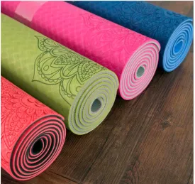 🕉️ Symbol 2 color Non-slip Yoga Mat Fitness Mat