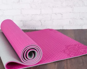 🕉️ Symbol 2 color Non-slip Yoga Mat Fitness Mat