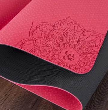 🕉️ Symbol 2 color Non-slip Yoga Mat Fitness Mat