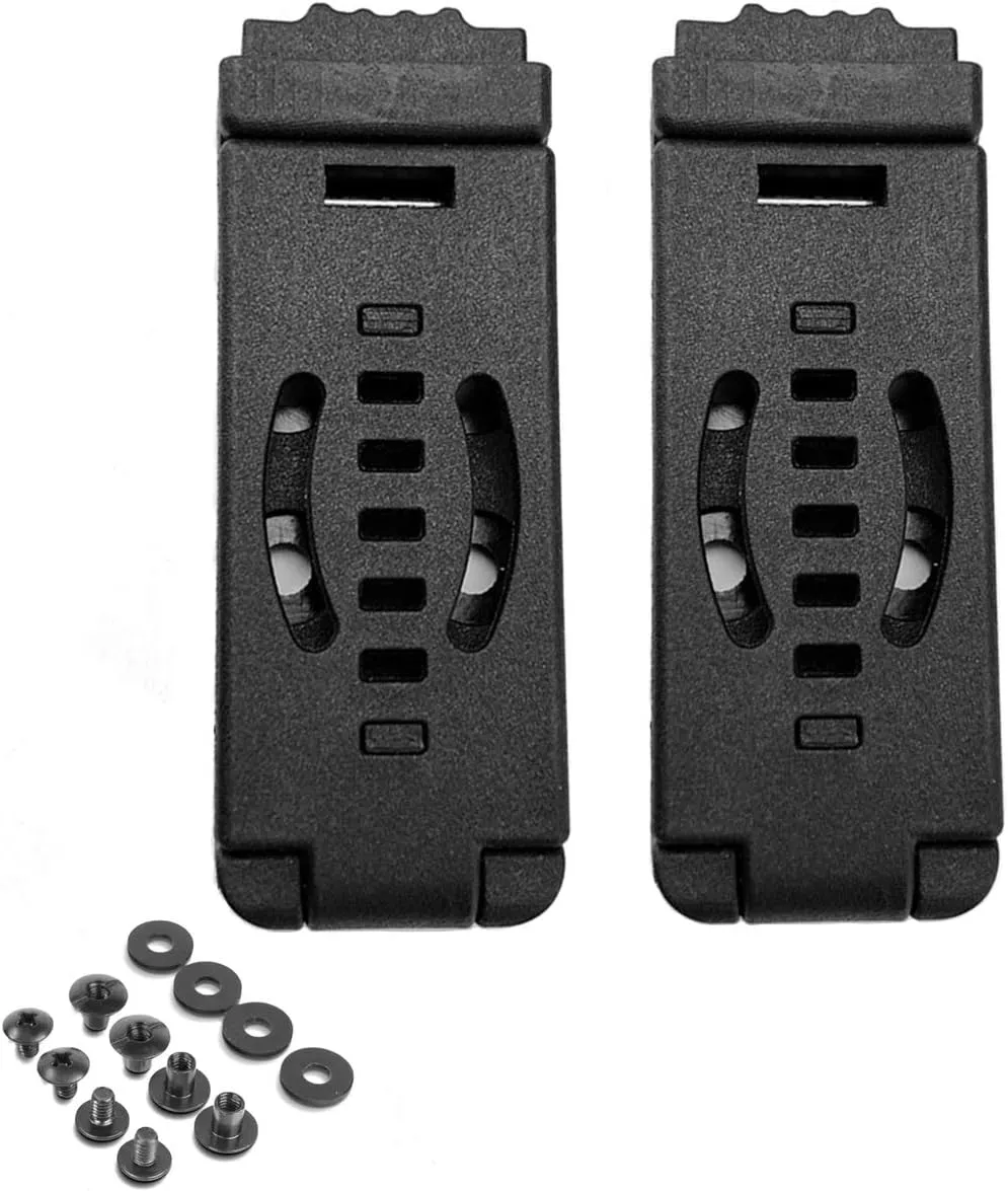 2-Pack Knife Clip Holster Tactical Belt Buckle Kydex Universal Utility EDC Clip Camping Mag Pouches Sheath Tool
