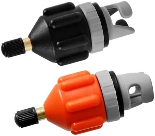 2pcs Paddle Board SUP Compressor Pump Adapter Inflatable Air Valve Adapter Boat Attachment for Inflatable Boat/Stand Up Paddle Board/Inflatable Bed & Surf Paddl