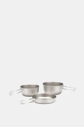 3 Piece Titanium Cookset