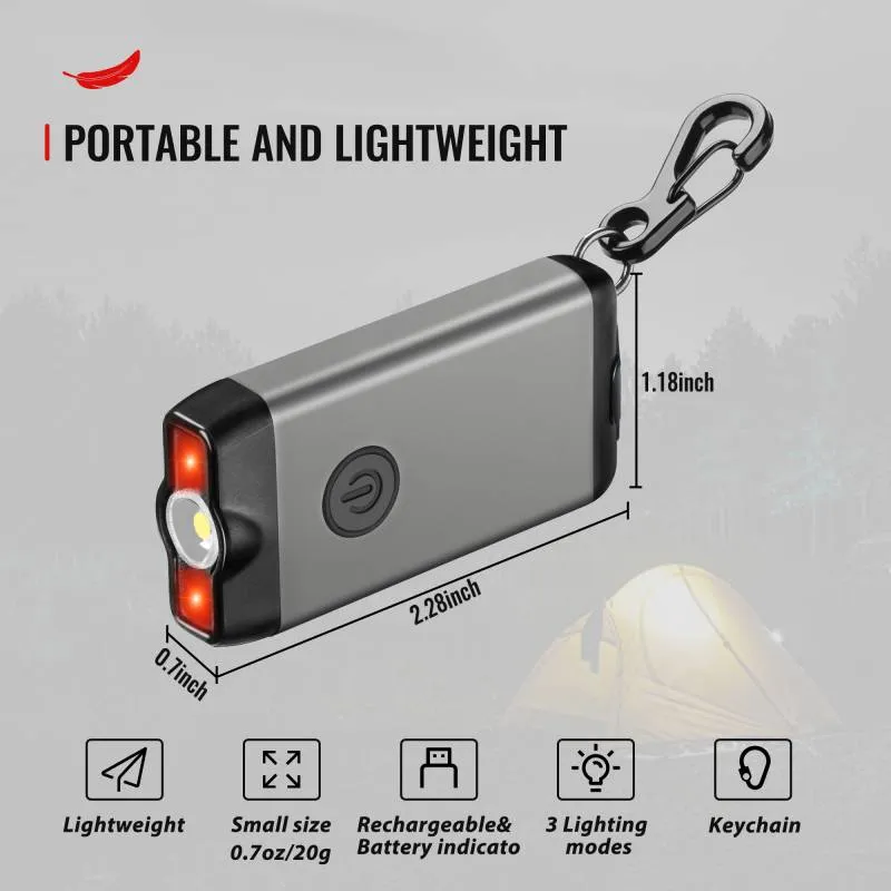 300 Lumens Rechargeable LED Small Flashlight