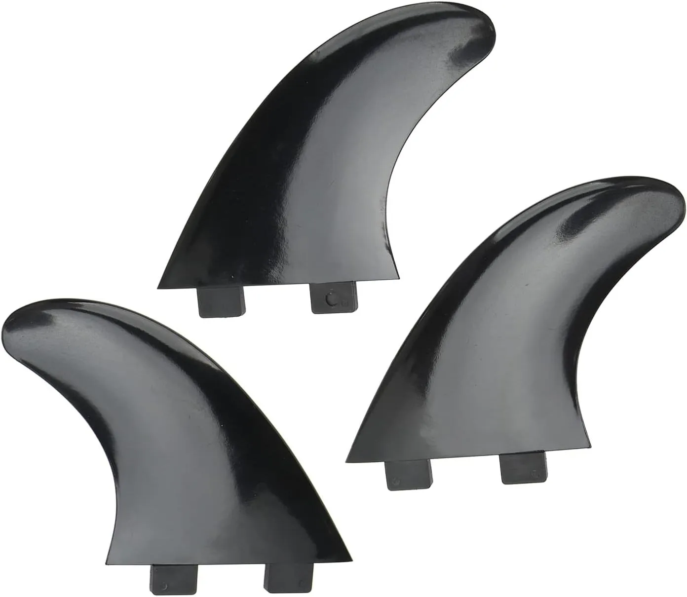 3Pcs Surfboard Fins - Enhanced Stability and Durability - PVC Replacement Fin Set for Various Inflatable Boards