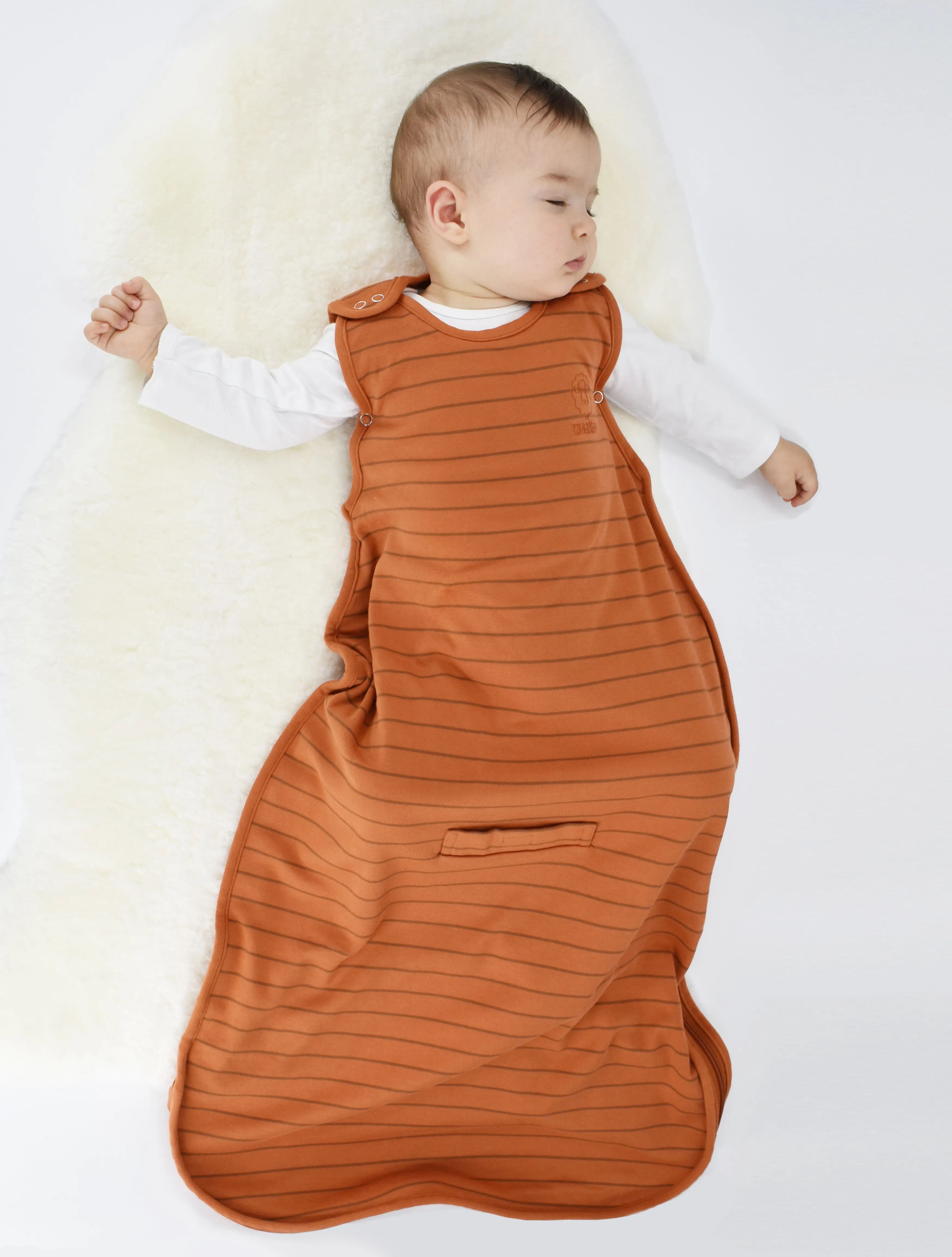 4 Season® Ultimate Baby Sleep Bag, Merino Wool & Organic Cotton, Terracotta