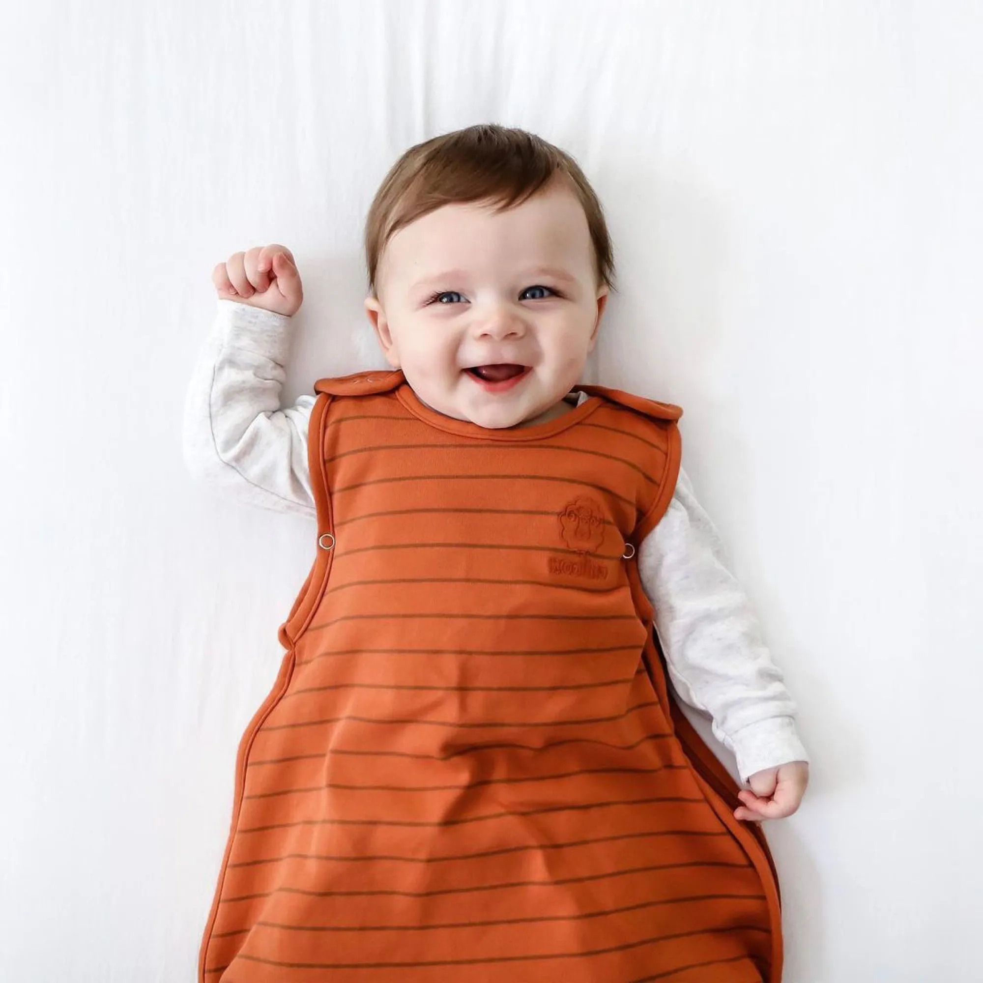4 Season® Ultimate Baby Sleep Bag, Merino Wool & Organic Cotton, Terracotta