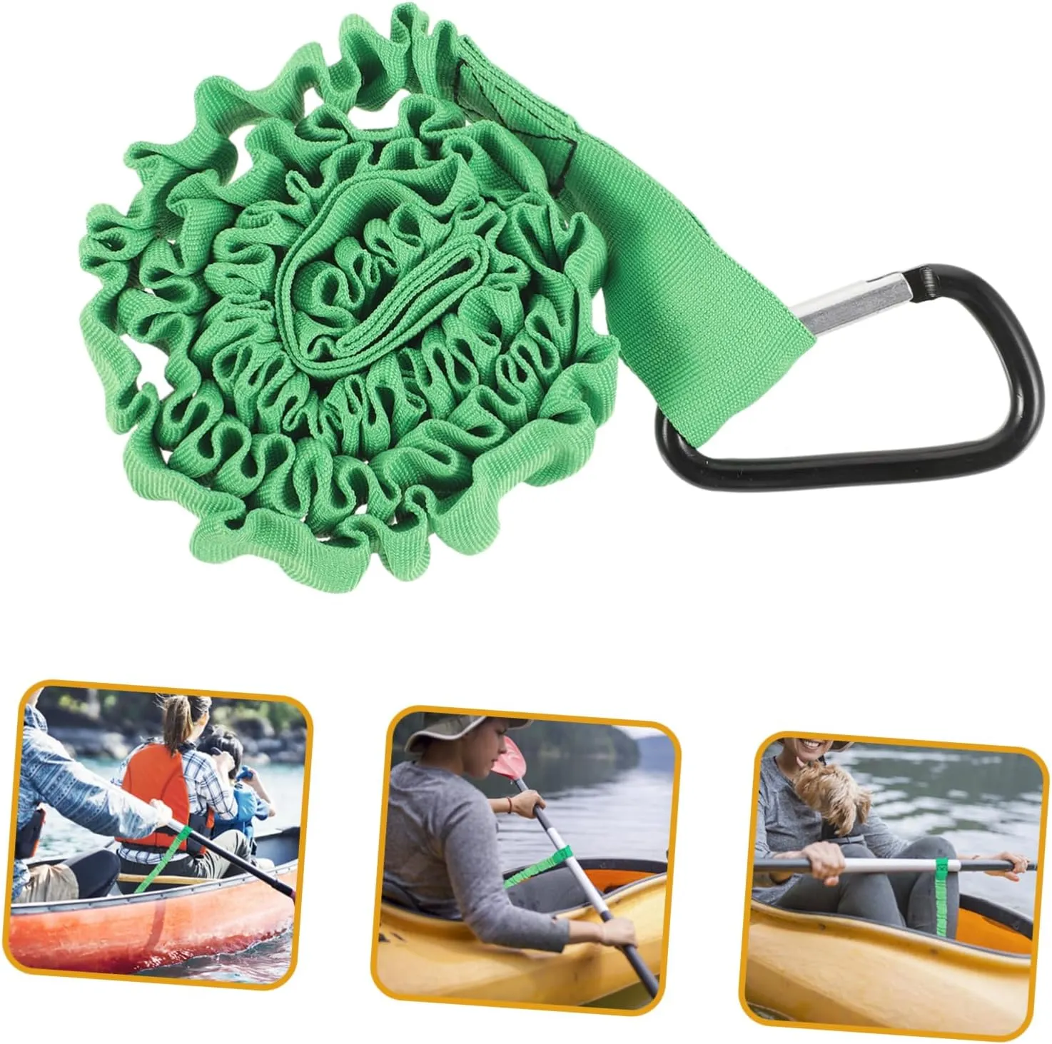 Adjustable Strap Kayak Parts Kayak Ribbon Metal Canoe Accessories Green