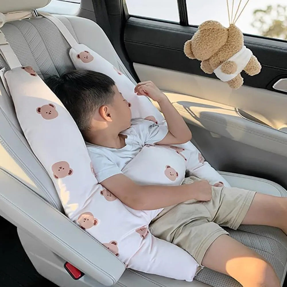 Anypack Car Travel Pillow Train Plane Set 1 Set for Kids and Adult Neck Head Support H-Shape Travel Pillow