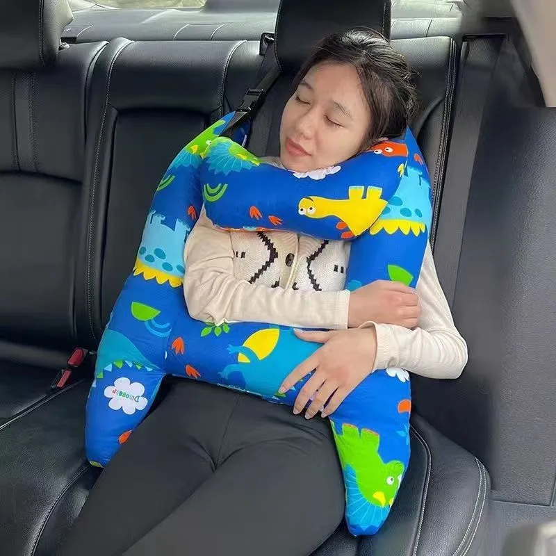 Anypack Car Travel Pillow Train Plane Set 1 Set for Kids and Adult Neck Head Support H-Shape Travel Pillow