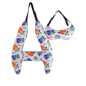 Anypack Car Travel Pillow Train Plane Set 1 Set for Kids and Adult Neck Head Support H-Shape Travel Pillow