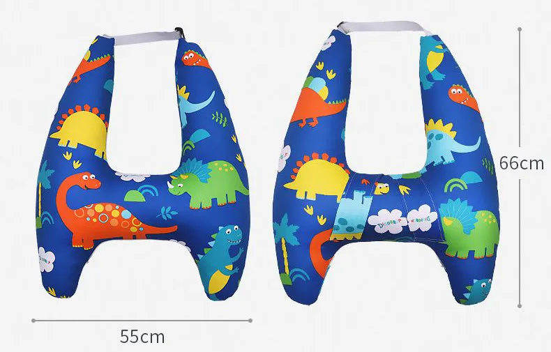 Anypack Car Travel Pillow UShape Giraffe Pattern Children Travel Pillow Cushion for Car Seat, Safety Neck Pillow for Kids