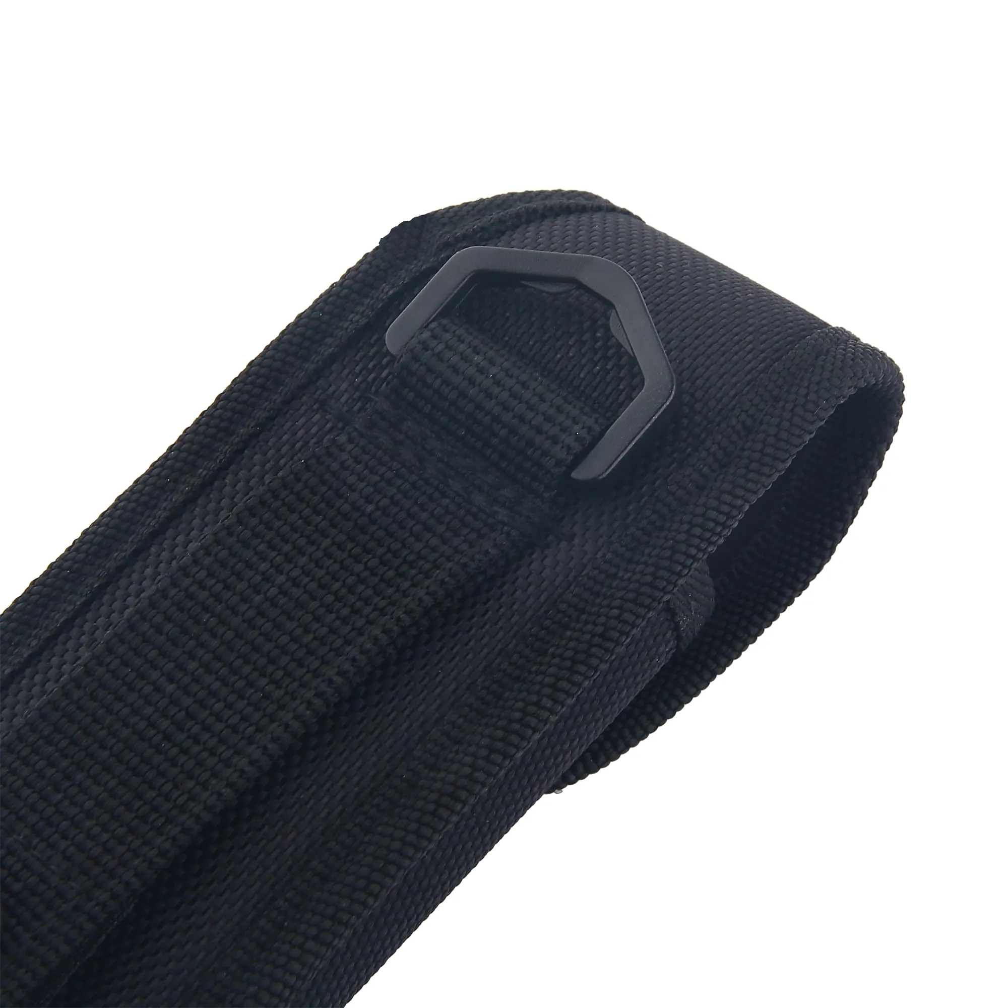 AuKvi Duty Belt Flashlight Holster, Nylon Pouch Holder,1-Pack