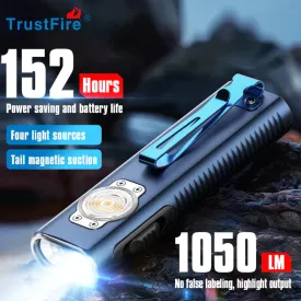 Black-TrustFire Mini X3 EDC Multi-Function Flashlight Available with white light, flood light, green laser, and UV or red light options(BUY NOW AND ENJOY AUTOMATIC 20% OFF)
