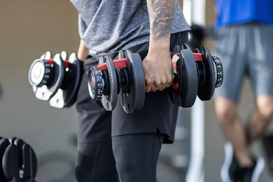 Bowflex SelectTech Adjustable Dumbbells (10-90lbs)
