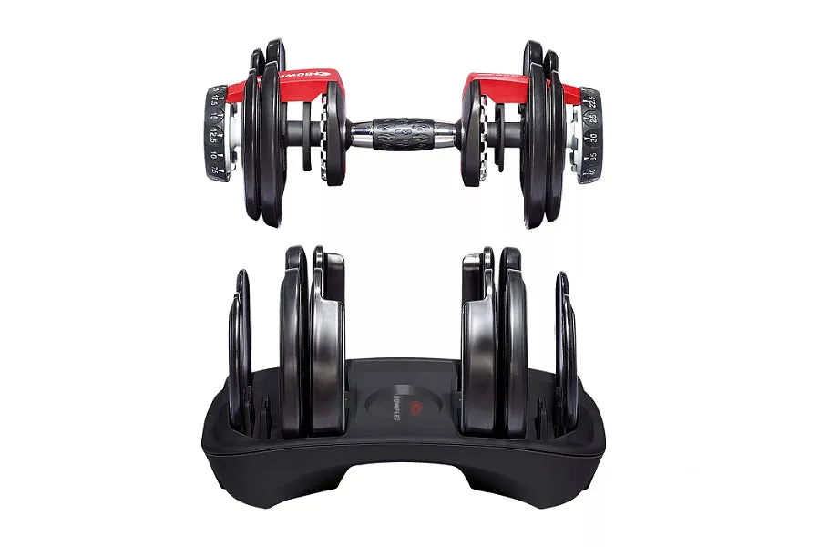 Bowflex SelectTech Adjustable Dumbbells (10-90lbs)