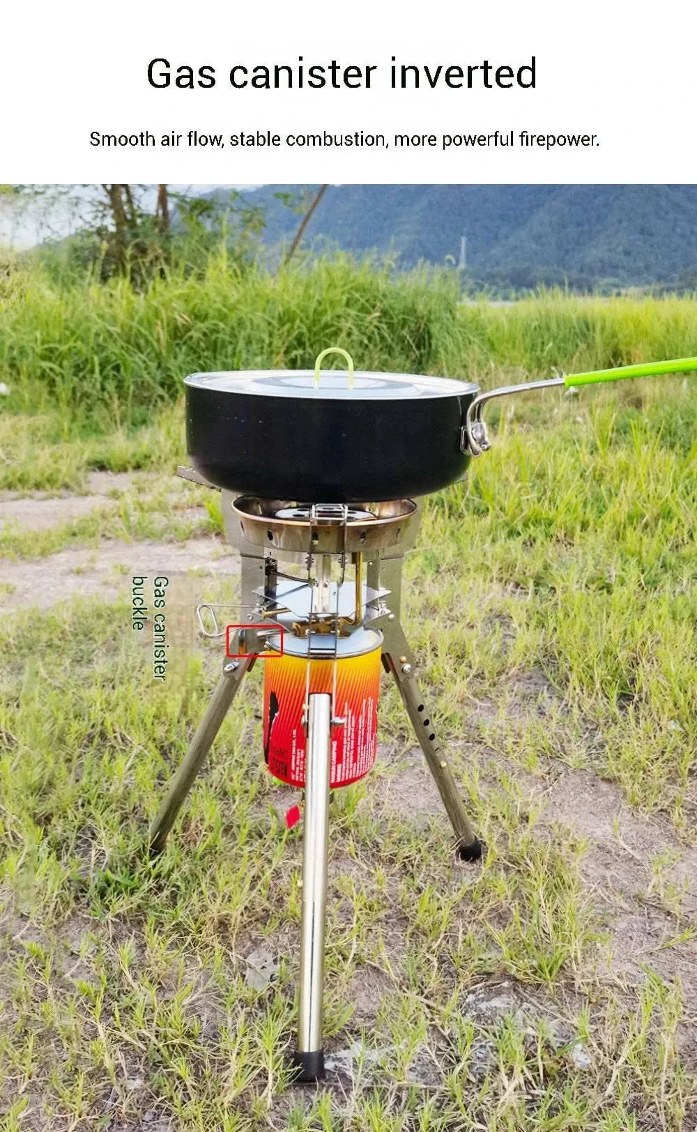 BRS-69 Camping burner high thermal power portable camping stove Portable gas burner Bulin high power burner b16 pro Torch