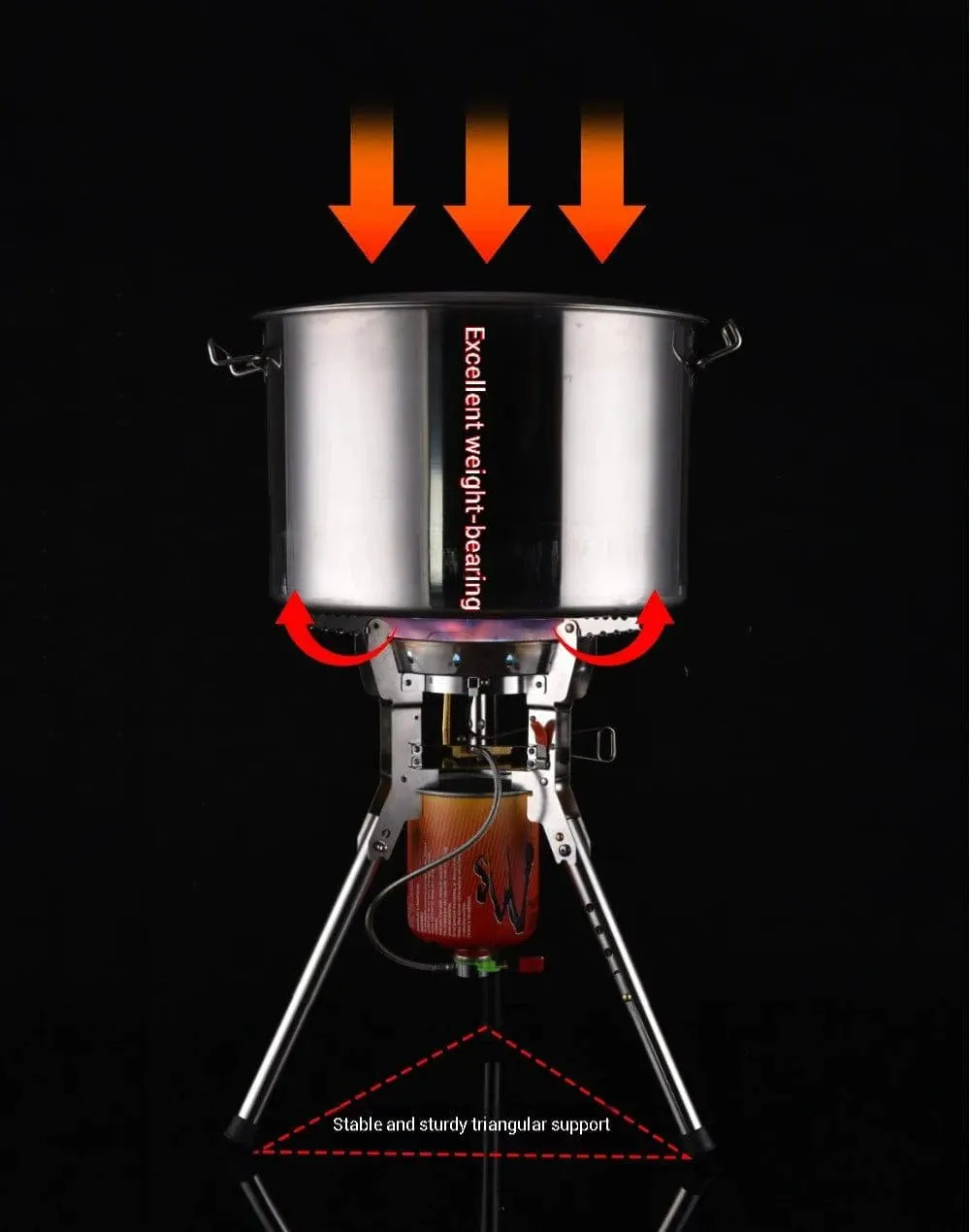 BRS-69 Camping burner high thermal power portable camping stove Portable gas burner Bulin high power burner b16 pro Torch