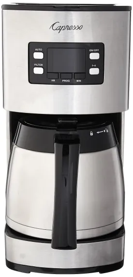 Capresso 435.05 10 Cup Thermal Coffee Maker ST300, Stainless Steel,