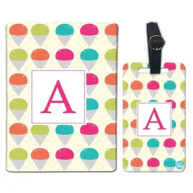 Customized Passport Cover and Luggage Tag Set - Colorful Para Shoots
