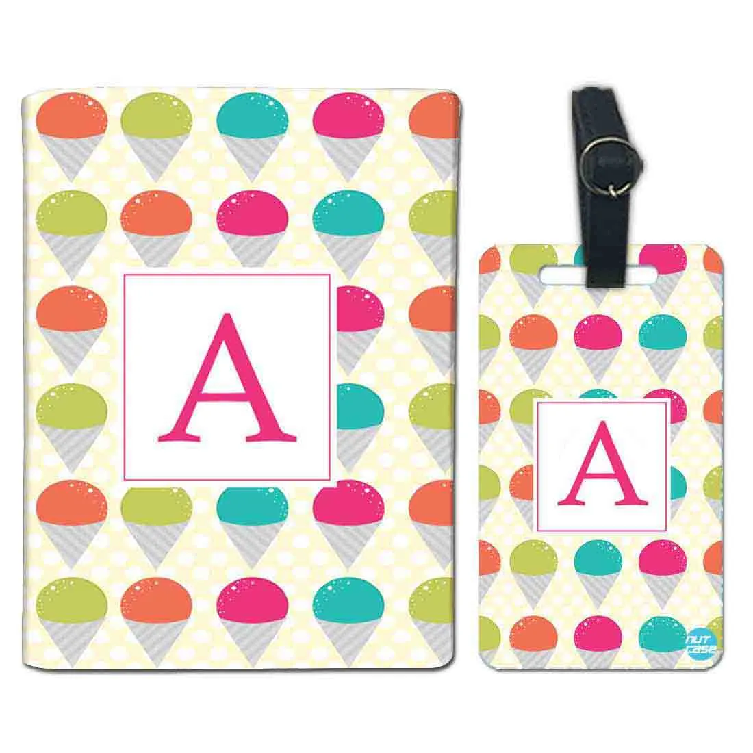 Customized Passport Cover and Luggage Tag Set - Colorful Para Shoots
