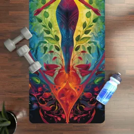 DIVINE HARMONY PRINTED YOGA MAT FOR MYSTICAL CONNECTION