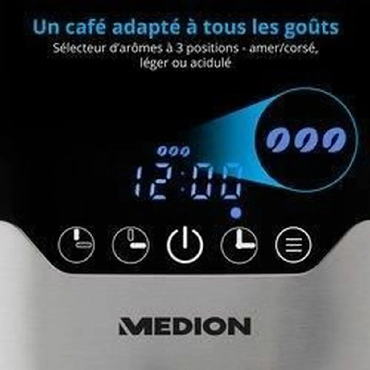 Drip Coffee Machine Medion 900 W 1,2 L