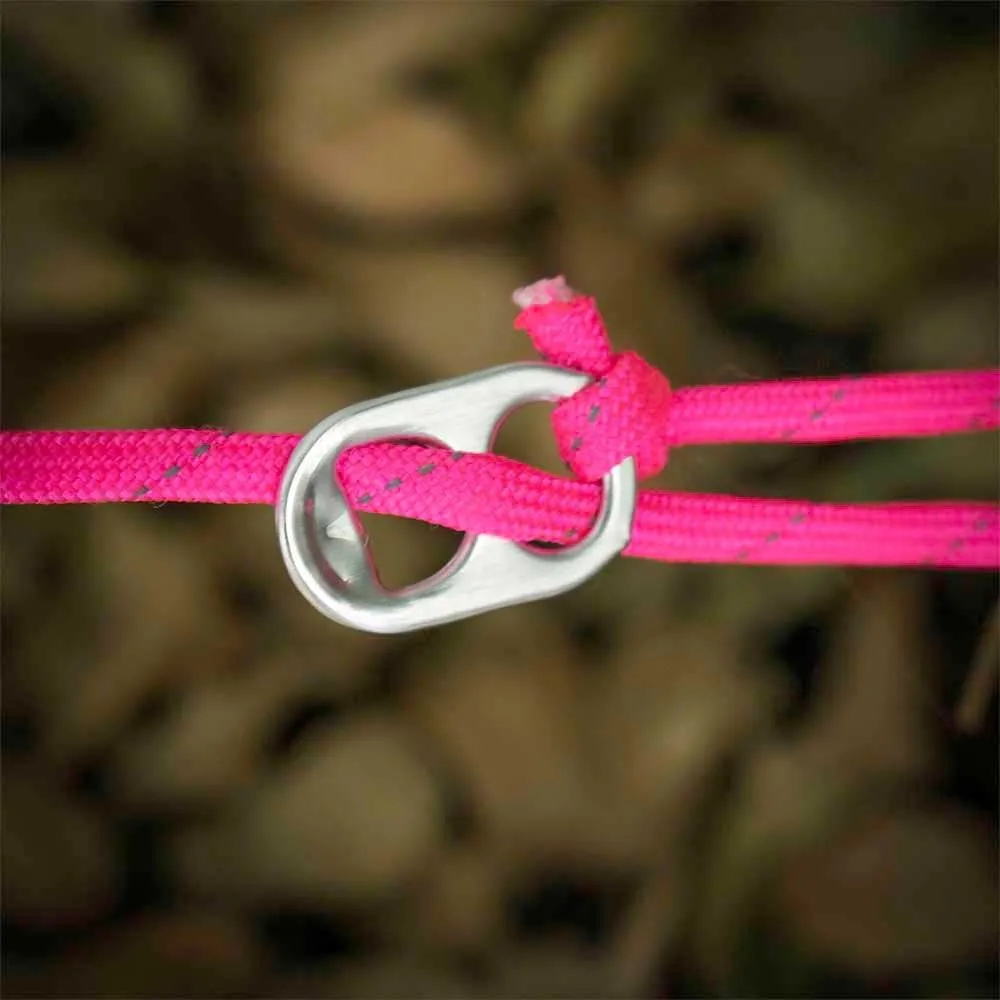 Fluorescent Reflective 550 Type III Guyline Tent Rope Camping Survival Cord High-Visibility Paracord (Reflective Neon Yellow, 100 Feet)