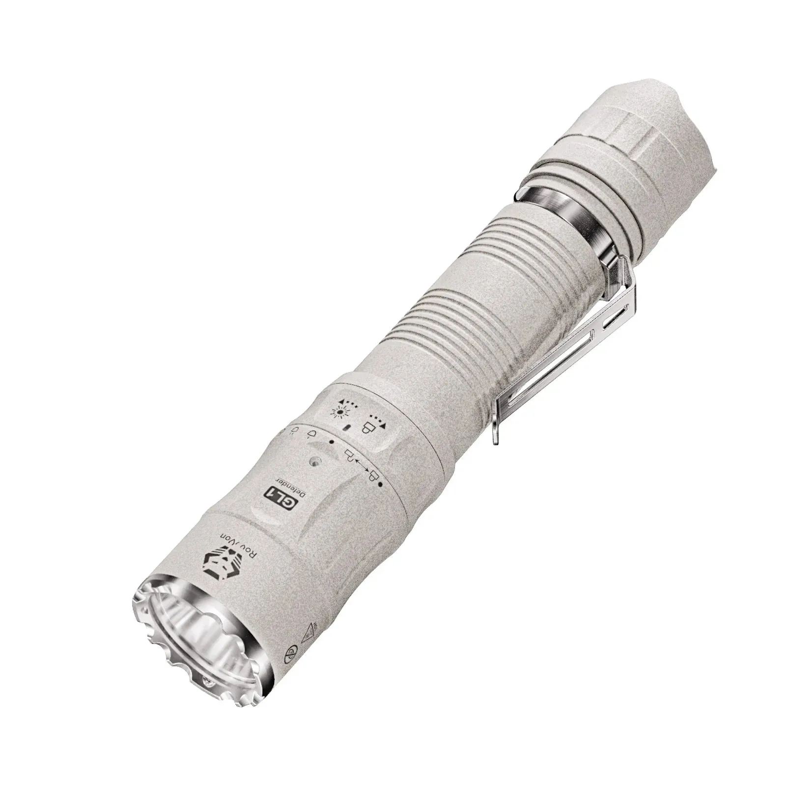 GL1 3200 Lumens Rotary Tactical Flashlight
