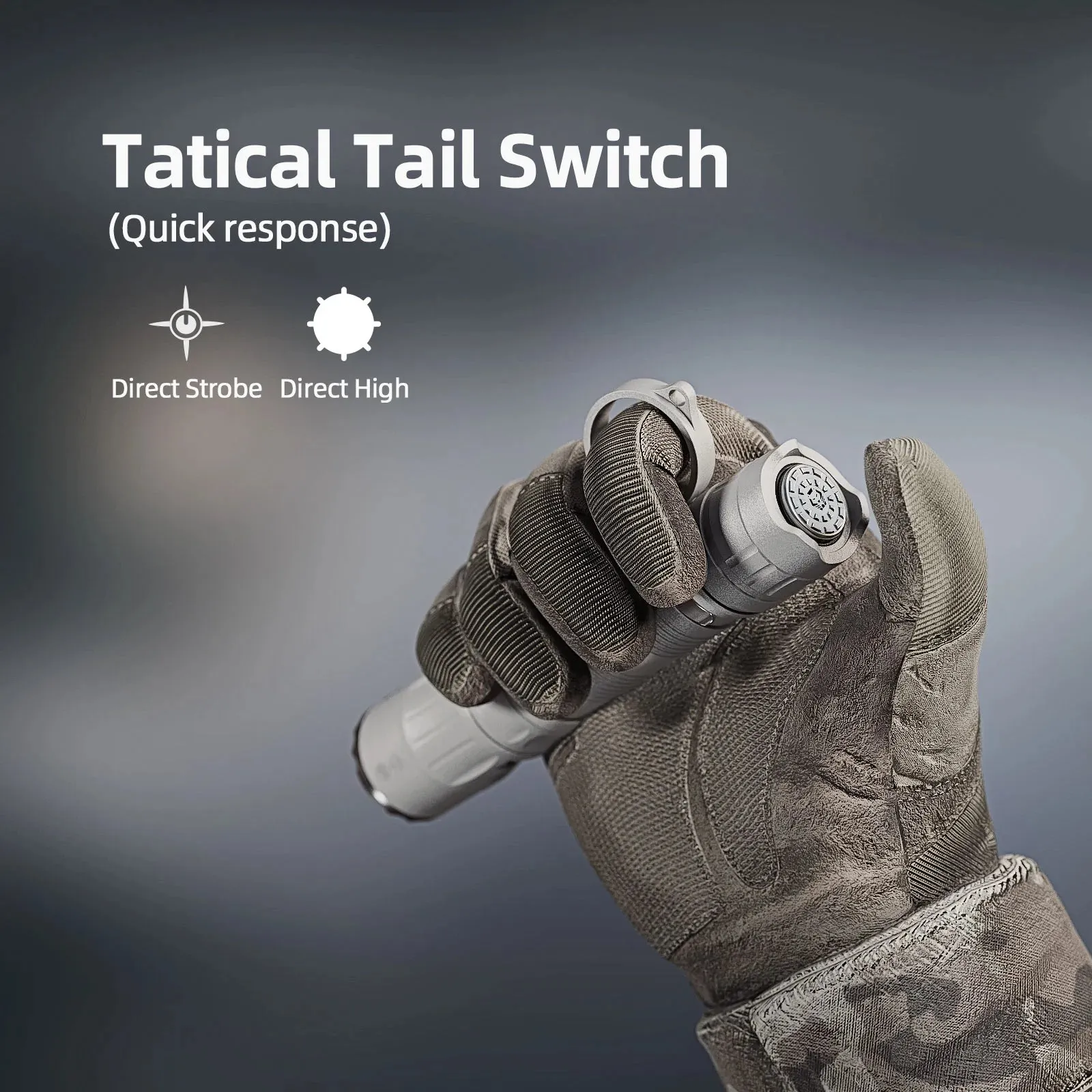 GL1 3200 Lumens Rotary Tactical Flashlight
