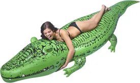 GoFloats BigAl' Giant Inflatable Alligator, Premium Quality and over 11 ft long (for Adults and Kids)