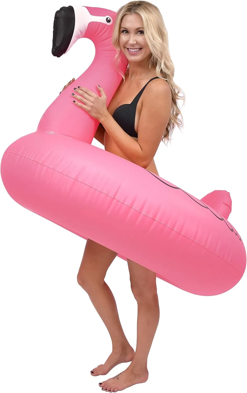 GoFloats Flamingo Pool Float Party Tube - Inflatable Rafts, Adults & Kids