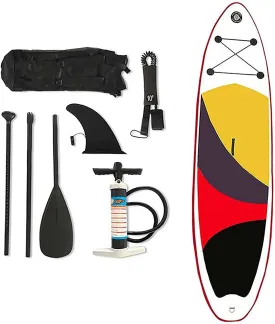 Inflatable Stand Up Paddle Board, 320 X 76 X 15 Cm Paddle Surfboard Stable Lightweight Paddle,with Accessories SUP Board Surfboard Suit