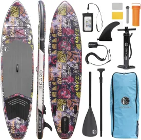 Inflatable Stand Up Paddle Boards 11336 with Thick Excellent SUP Paddle Board Accessories, Wide and Stable High Load Inflatable Paddle Board Suit for Youth and Adults