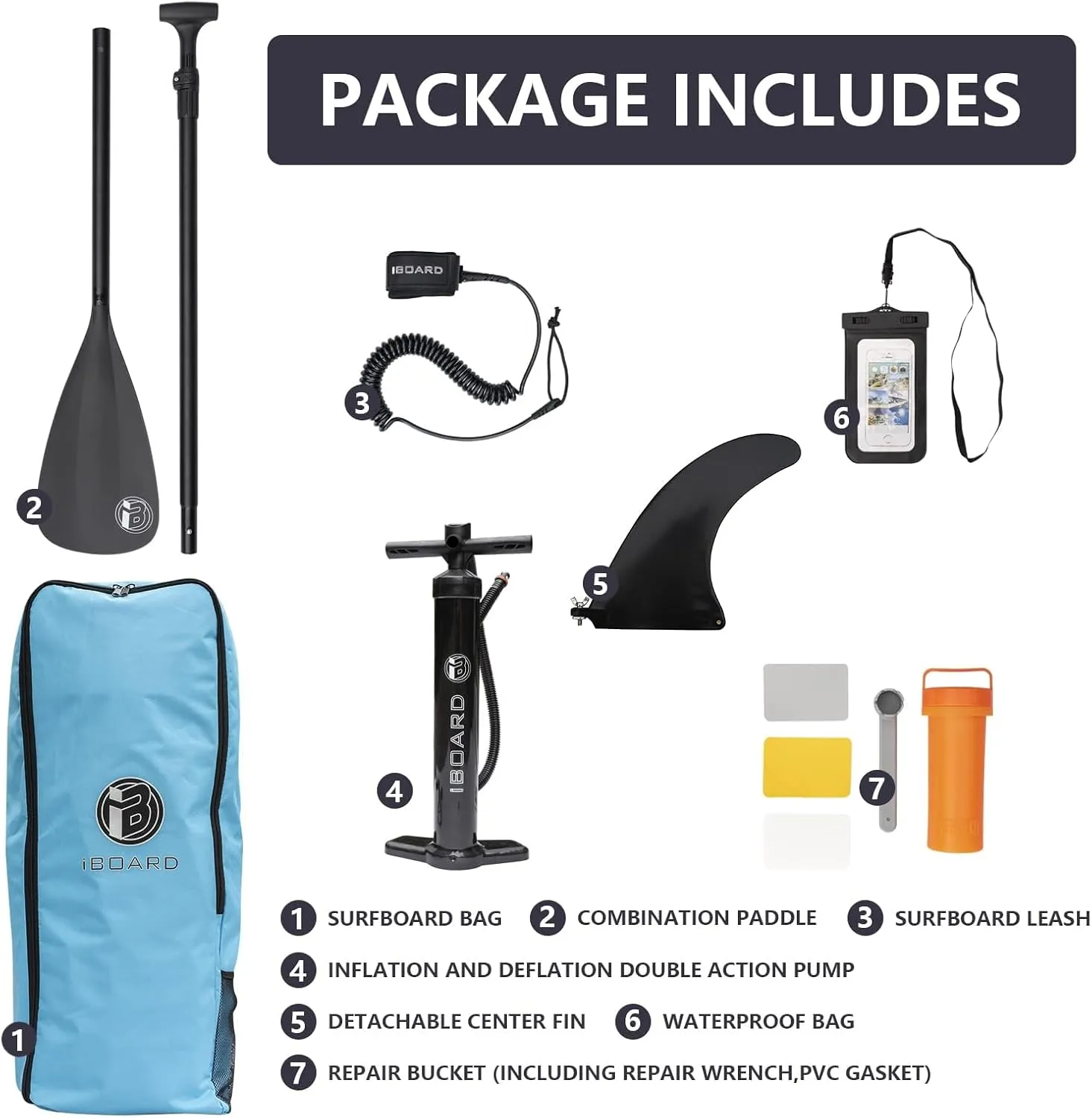 Inflatable Stand Up Paddle Boards 11336 with Thick Excellent SUP Paddle Board Accessories, Wide and Stable High Load Inflatable Paddle Board Suit for Youth and Adults