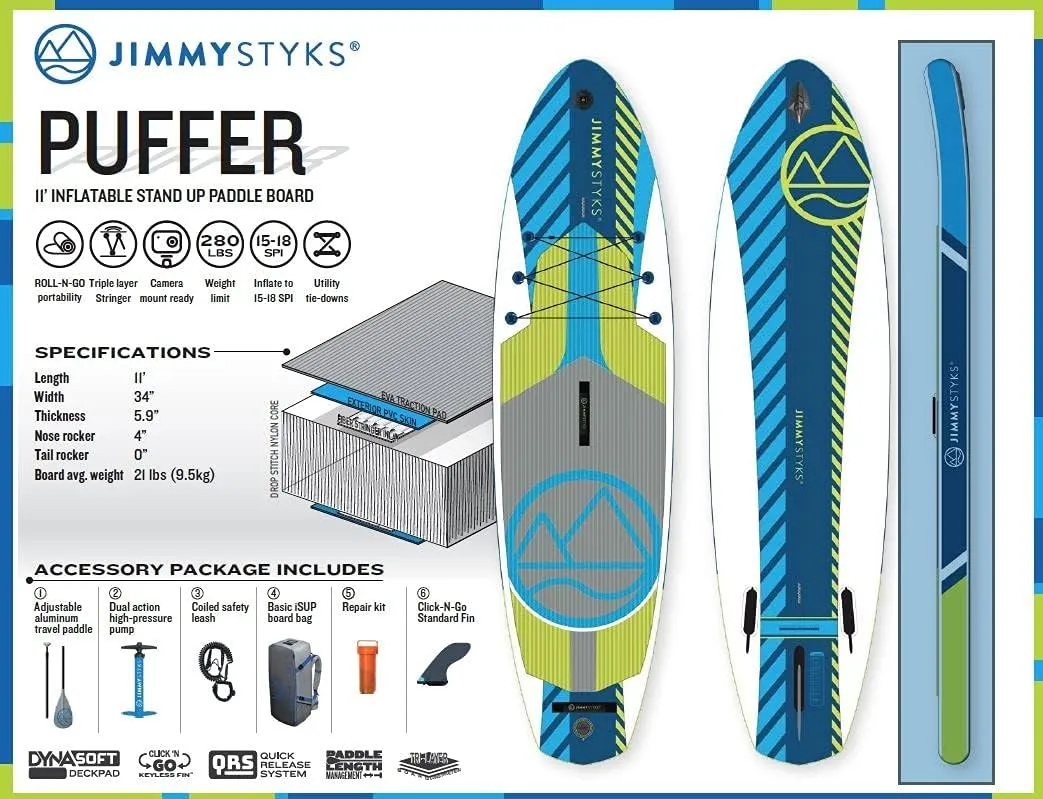 ISUPs Inflatable Standup Paddle Boards with Accessories