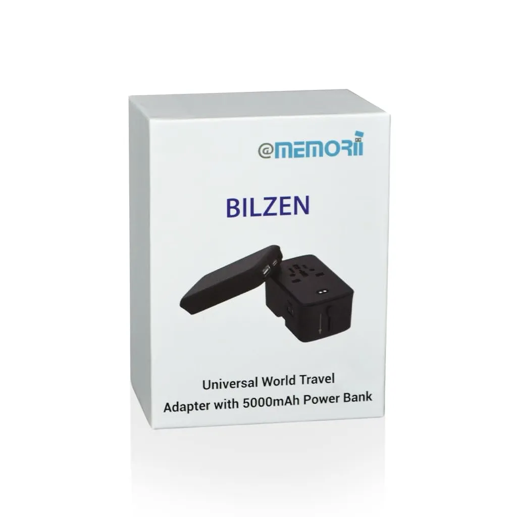 ITTA 1190 BILZEN - @memorii World Travel Adapter with 5000mAh Powerbank