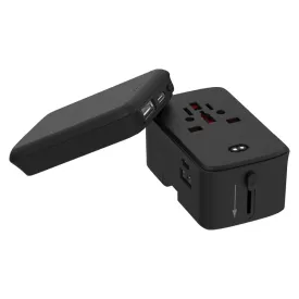 ITTA 1190 BILZEN - @memorii World Travel Adapter with 5000mAh Powerbank
