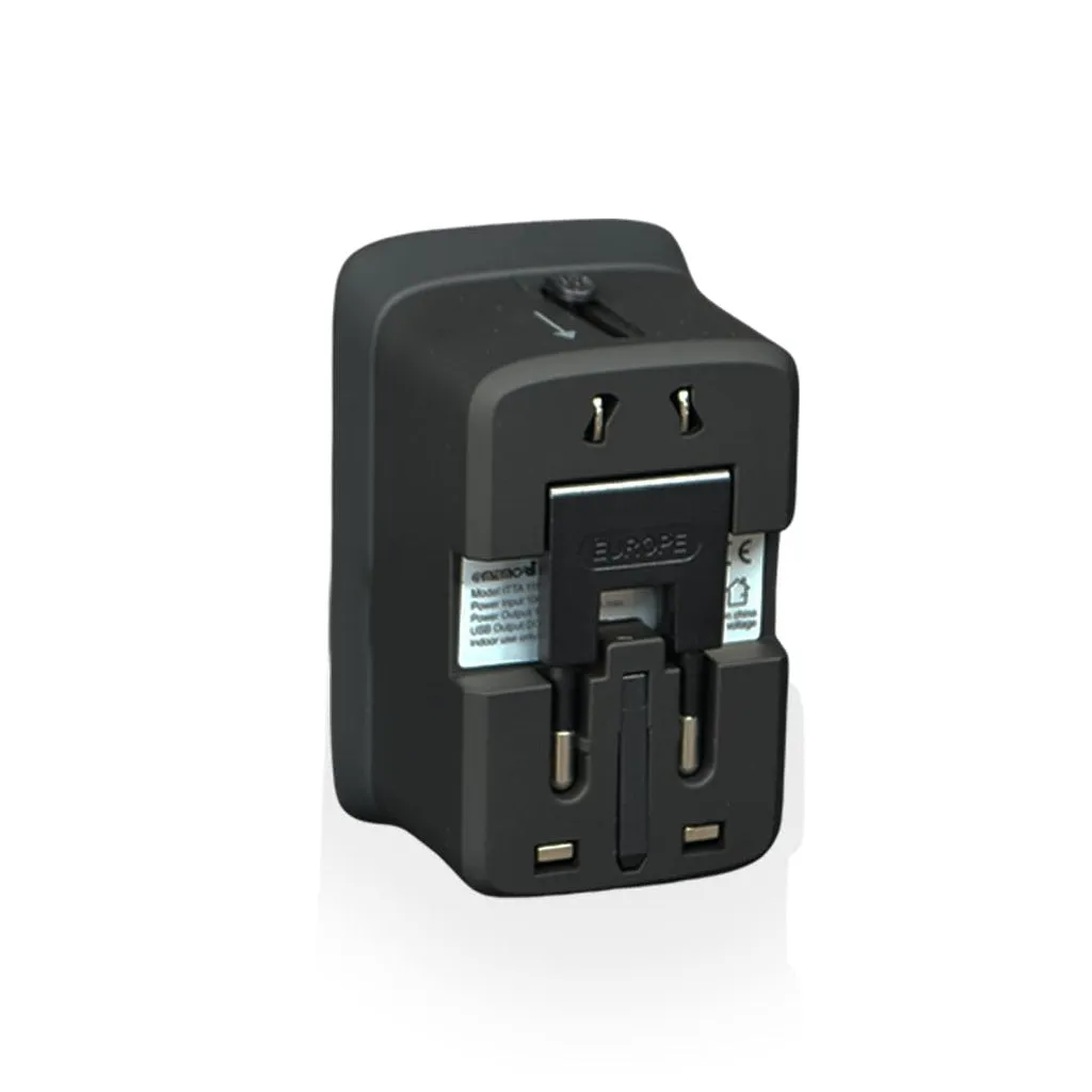 ITTA 1190 BILZEN - @memorii World Travel Adapter with 5000mAh Powerbank