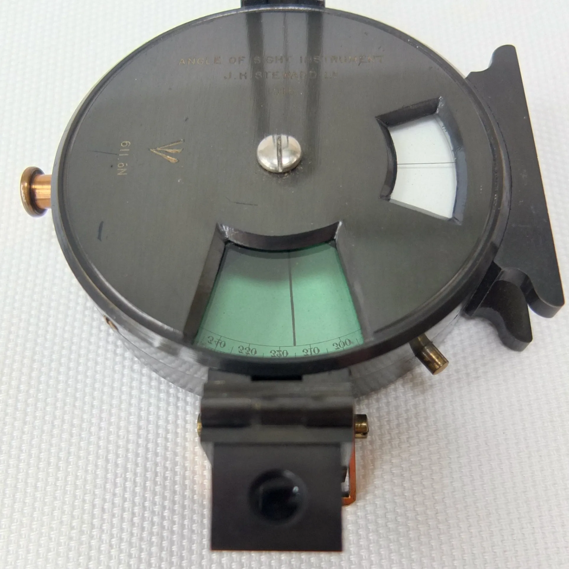 J. H. Steward Military Compass Clinometer (1915)