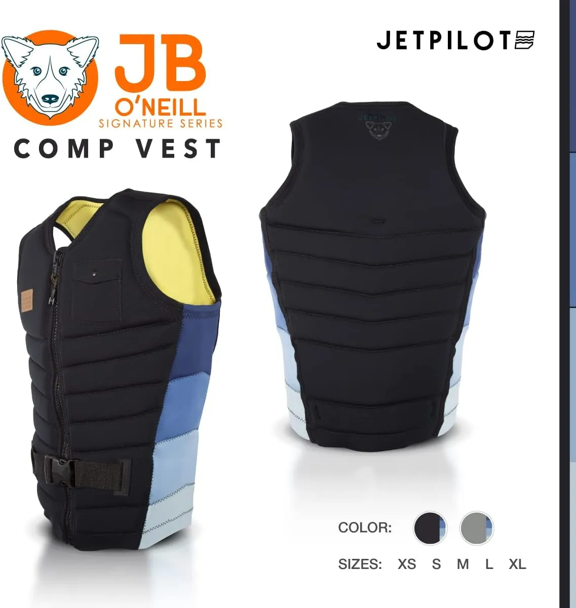 JB Oneill Neoprene Comp Vest PFD Life Jacket