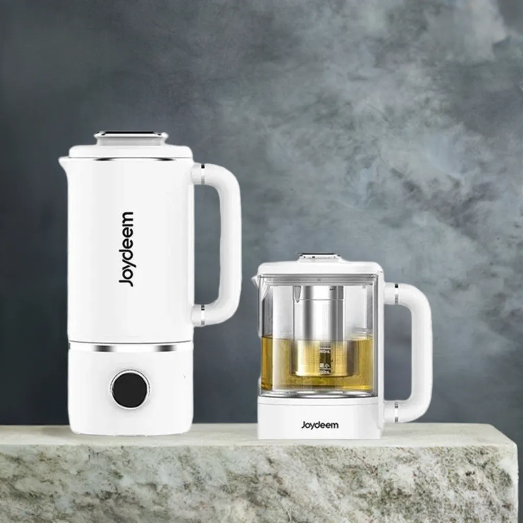 Joydeem Soybean Milk Maker JD-PB8200, Fully Automatic Cleaning, No Filtering, Bass Noise Reduction Multi-function Menu, White