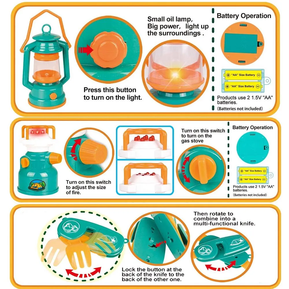 Kid’s Camping Tent Toy Set
