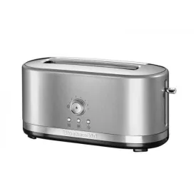 KitchenAid Manual Control 4 Slot Long Slot Toaster Contour Silver