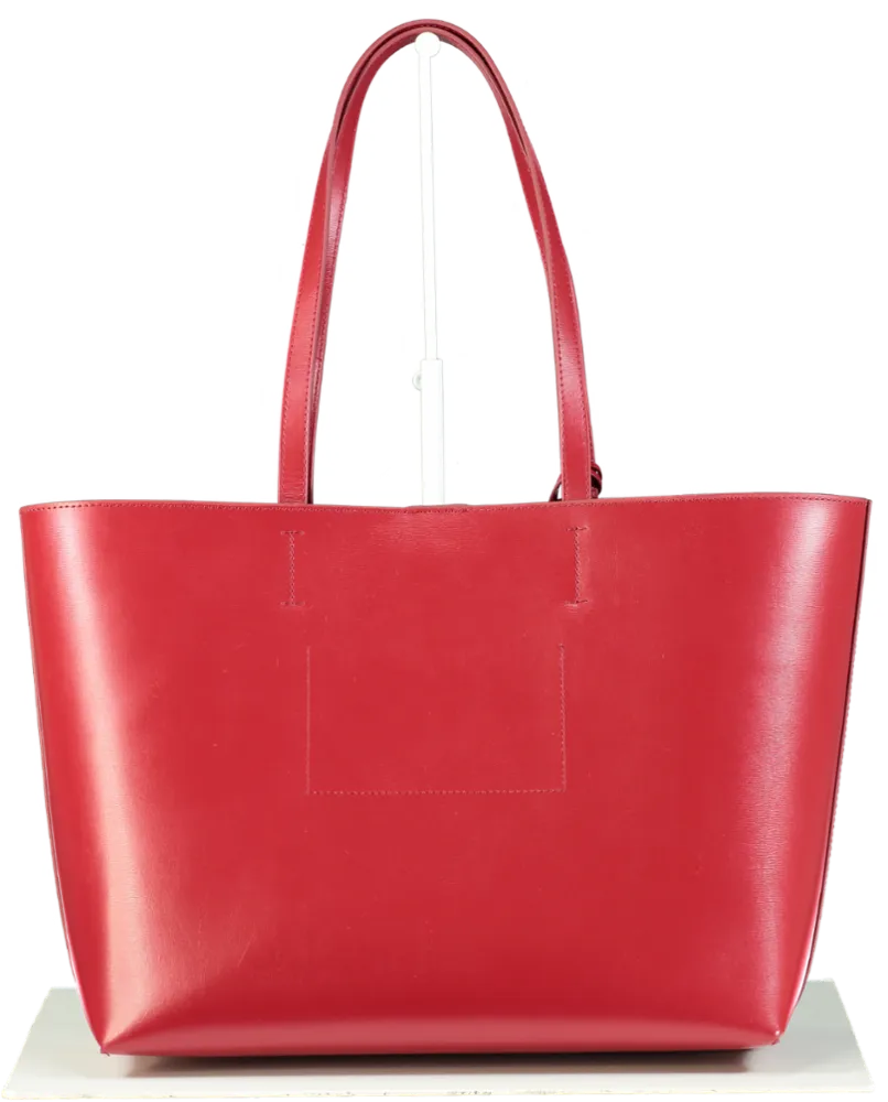 Kurt Geiger Red Leather Kensington Tote Bag