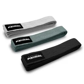 Long Fabric Bands Grey Set