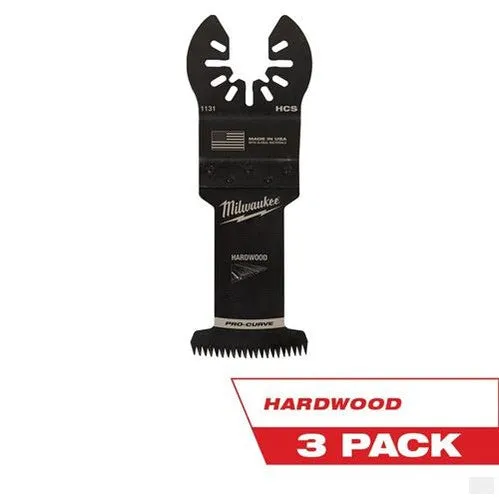 MILWAUKEE OPEN-LOK 1-3/8 in Hcs Japanese Tooth Pro-Curve Hardwood Blade 3 Pk [49-25-1133]