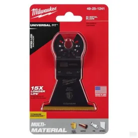 MILWAUKEE OPEN-LOK 2-1/2 in Titanium Enhanced Bi-Metal Multi-Material Blade 1 Pk [49-25-1241]