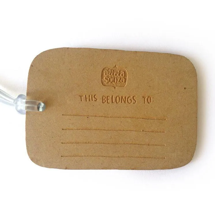 Owl happy tag-Luggage tag