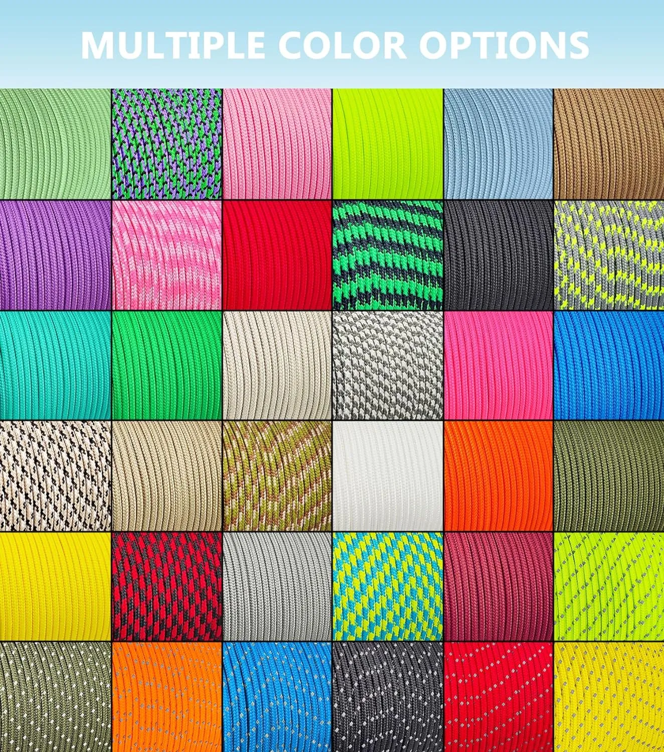 Paracord 240lb - Diameter 2mm Micro Utility Cord -3 Strand Parachute Spool Cord - 100ft 200ft,Paracord for Camping,Hiking,Fishing,Outdoor and DIY