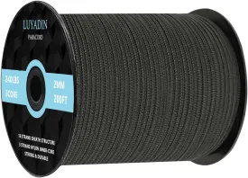 Paracord 240lb - Diameter 2mm Micro Utility Cord -3 Strand Parachute Spool Cord - 100ft 200ft,Paracord for Camping,Hiking,Fishing,Outdoor and DIY